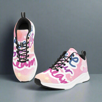 Women's Alpha Running Shoes (Model No. 10093, print: Live your dream) Media 4 of 5