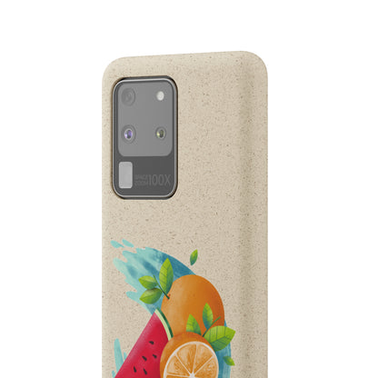 PoM's collection series "FRUITY LIFE" (PoM Edition #FL0006B) - Biodegradable Cases (plant polymer/bamboo fibres, selection: SAMSUNG models)