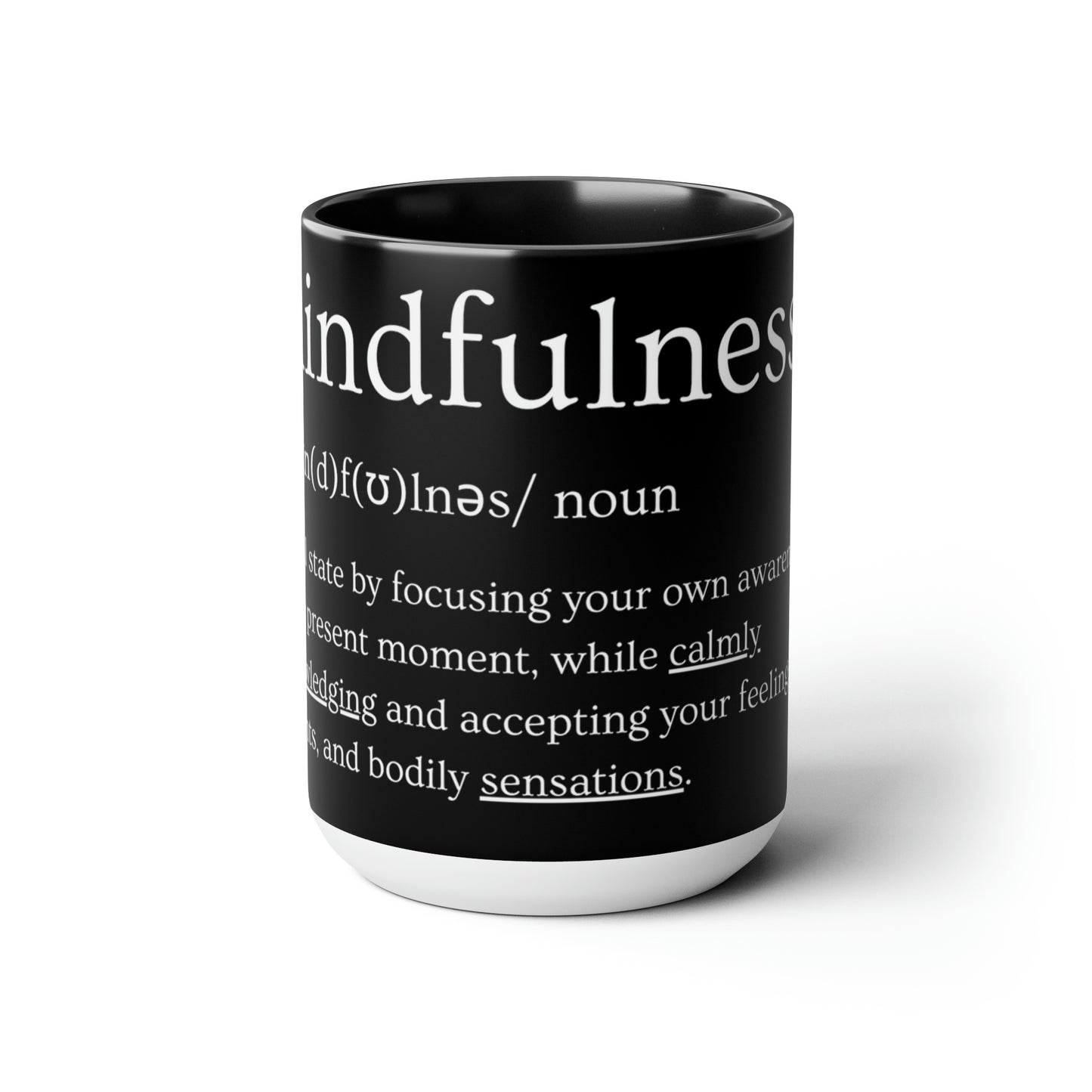 PoM's series of Mindfulness ... MFN definition ... Three-Tone Coffee Mugs (5 colours, 15oz / 0.44l, lead and BPA-free)