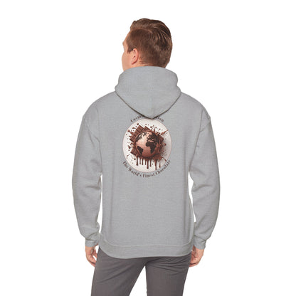 PoM's Fun & Joy for a Happy Life Collection ... COSMIC CREATION - Unisex Heavy Blend™ Hooded Sweatshirt (100% etchically grown cotton, 8 sizes, up to 13 colors)