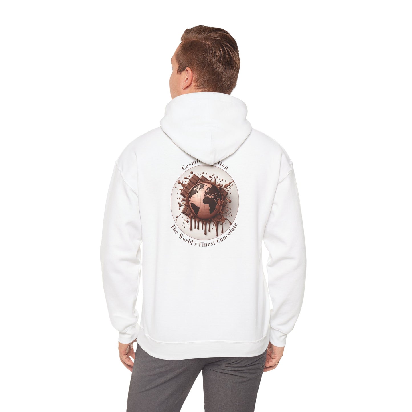 PoM's Fun & Joy for a Happy Life Collection ... COSMIC CREATION - Unisex Heavy Blend™ Hooded Sweatshirt (100% etchically grown cotton, 8 sizes, up to 13 colors)