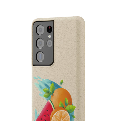 PoM's collection series "FRUITY LIFE" (PoM Edition #FL0006B) - Biodegradable Cases (plant polymer/bamboo fibres, selection: SAMSUNG models)