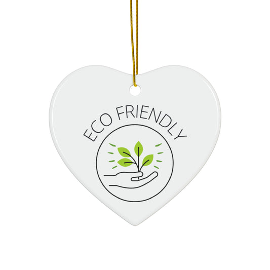 PoM's International EARTH Day series ... "Eco Friendly" ... Ceramic Ornaments (2 sided print, 2.5 mm thickness, 1pc or in bundles: 3pcs, 5pcs, 10pcs)