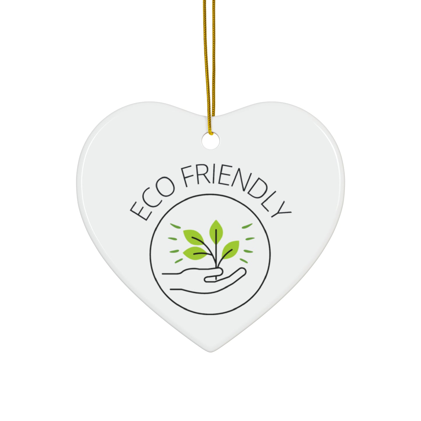 PoM's International EARTH Day series ... "Eco Friendly" ... Ceramic Ornaments (2 sided print, 2.5 mm thickness, 1pc or in bundles: 3pcs, 5pcs, 10pcs)