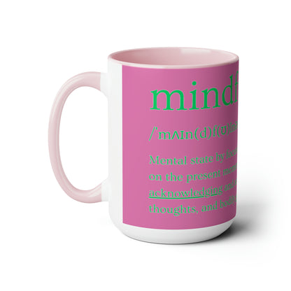 PoM's series of Mindfulness ... MFN definition ... Three-Tone Coffee Mugs (5 colours, 15oz / 0.44l, lead and BPA-free)