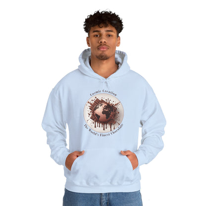 PoM's Fun & Joy for a Happy Life Collection ... COSMIC CREATION - Unisex Heavy Blend™ Hooded Sweatshirt (100% etchically grown cotton, 8 sizes, up to 13 colors)