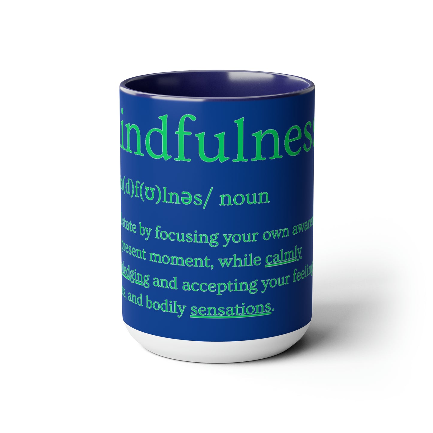 PoM's series of Mindfulness ... MFN definition ... Three-Tone Coffee Mugs (5 colours, 15oz / 0.44l, lead and BPA-free)