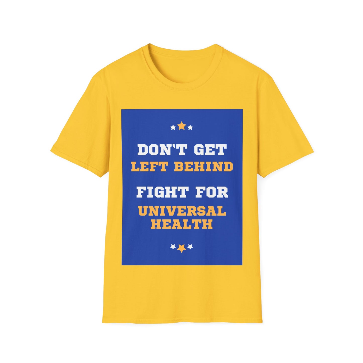 PoM's special series "International World HEALTH Day 2024 (7th April)" ... My Health, my right. - Unisex Softstyle T-Shirt (Print Front)