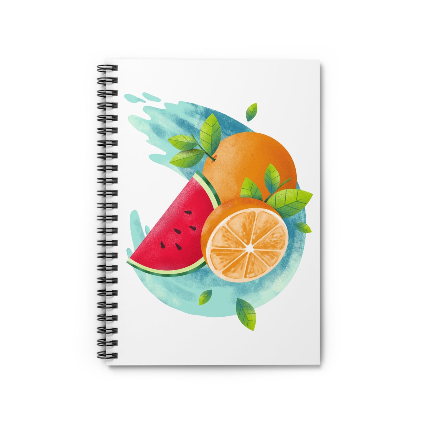 PoM's collection series "FRUITY LIFE" (PoM Edition #FL0002A-1123) ... Spiral Notebook ...Ruled Line (118 pages, front cover print)