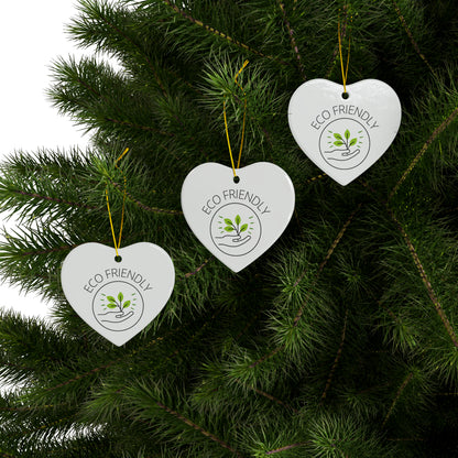 PoM's International EARTH Day series ... "Eco Friendly" ... Ceramic Ornaments (2 sided print, 2.5 mm thickness, 1pc or in bundles: 3pcs, 5pcs, 10pcs)