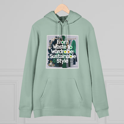 PoM's series "World Environment Day" ... Unisex Cruiser Hoodie (organic cotton + recycled plastic, 10 sizes, up to 12 colours)