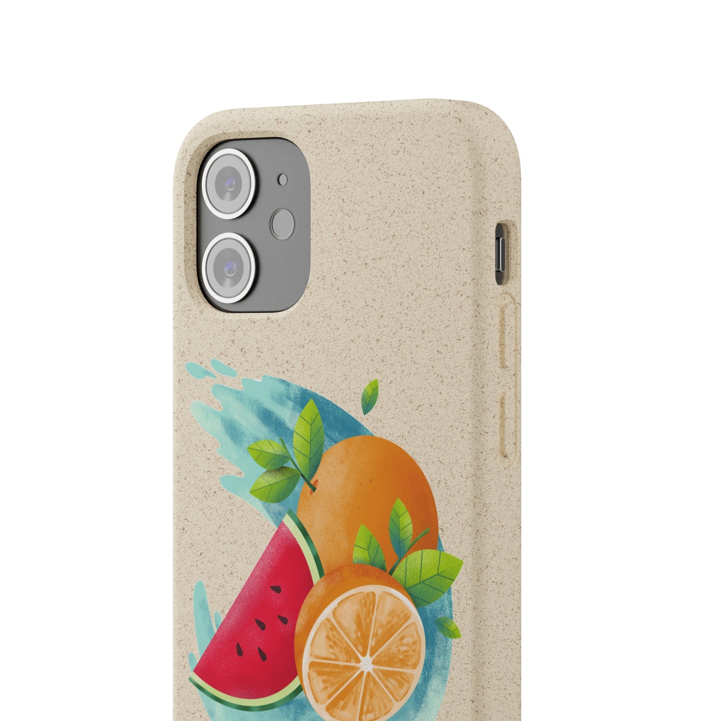 PoM's collection series "FRUITY LIFE" (PoM Edition #FL0006A) - Biodegradable Cases (plant plyomers/bamboo fibres, selection: iPhone models)