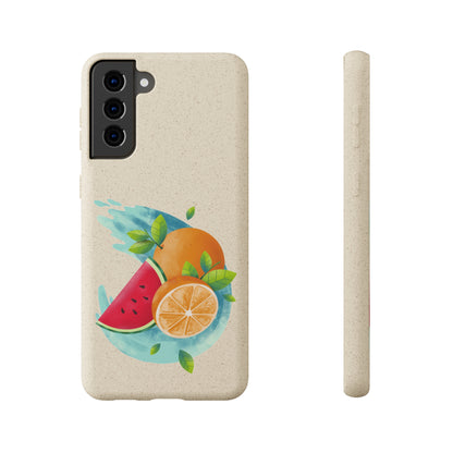 PoM's collection series "FRUITY LIFE" (PoM Edition #FL0006B) - Biodegradable Cases (plant polymer/bamboo fibres, selection: SAMSUNG models)