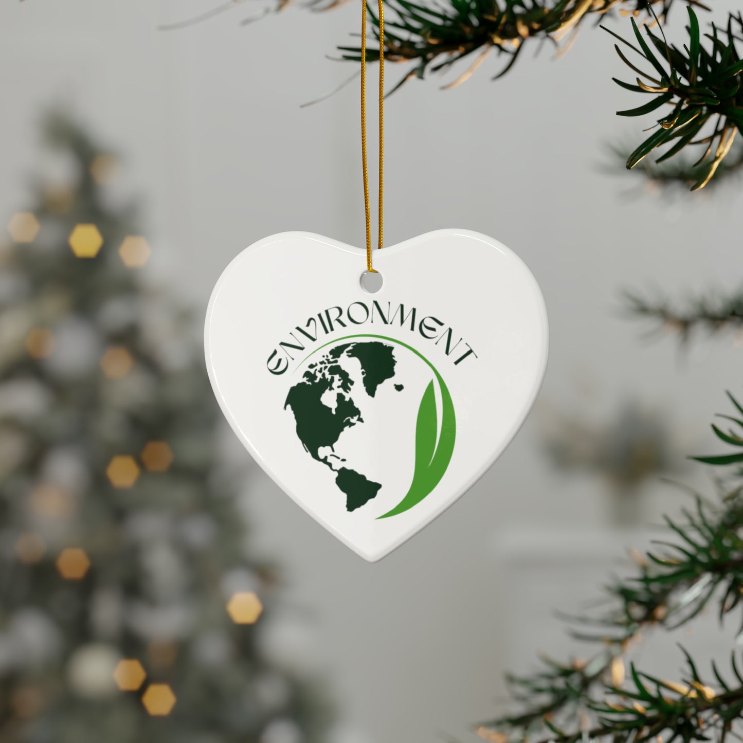 PoM's International EARTH Day series ... "ENVIRONMENT" ... Ceramic Ornaments (2 sided print, 2.5 mm thickness, 1pc or in bundles: 3pcs, 5pcs, 10pcs)