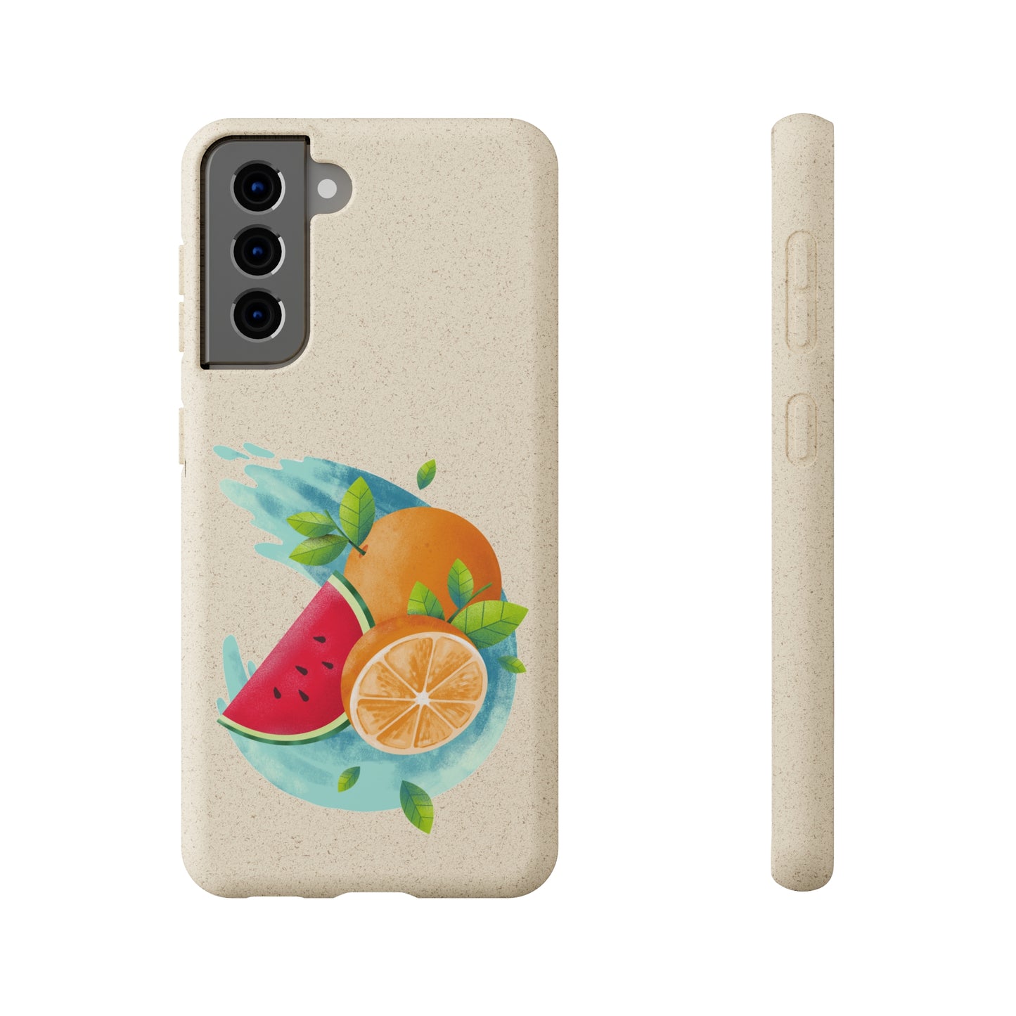 PoM's collection series "FRUITY LIFE" (PoM Edition #FL0006B) - Biodegradable Cases (plant polymer/bamboo fibres, selection: SAMSUNG models)