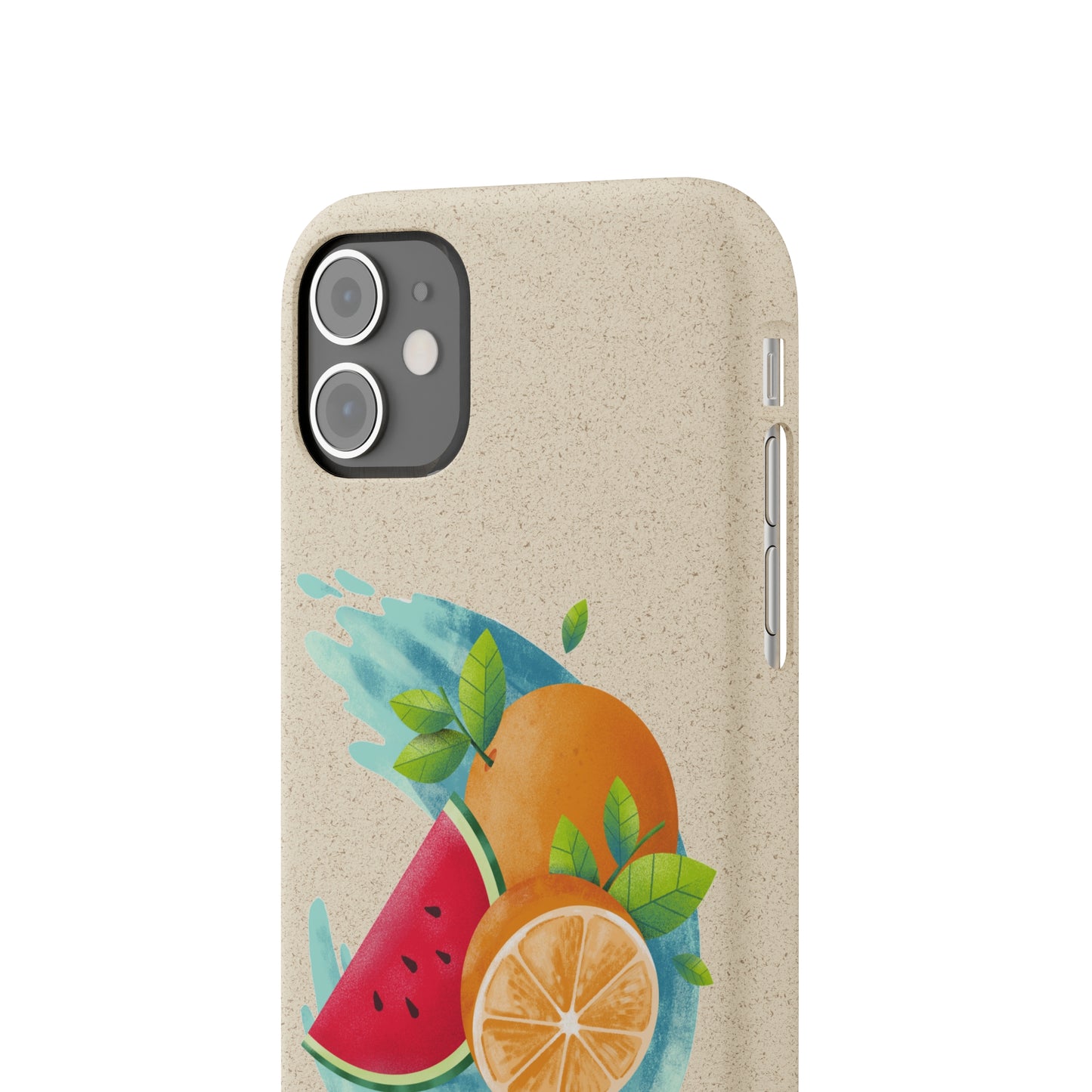 PoM's collection series "FRUITY LIFE" (PoM Edition #FL0006A) - Biodegradable Cases (plant plyomers/bamboo fibres, selection: iPhone models)