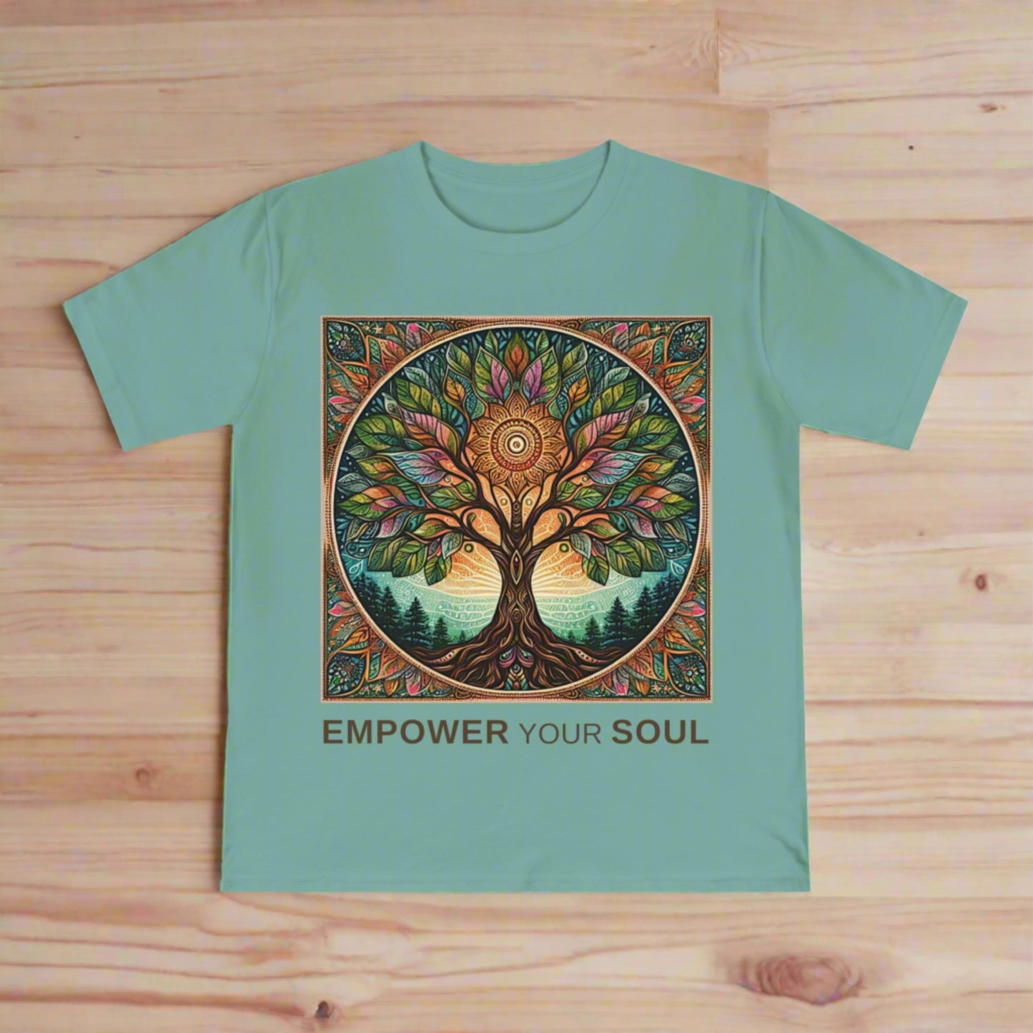 PoM's Empowerment collection ... Empower Your Soul ... Unisex Classic Jersey T-shirt (100% organic cotton, PETA certified, light fabric, 7 sizes, up to 12 colours)