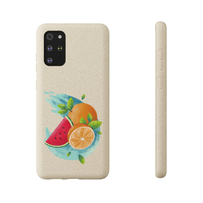 PoM's collection series "FRUITY LIFE" (PoM Edition #FL0006B) - Biodegradable Cases (plant polymer/bamboo fibres, selection: SAMSUNG models)