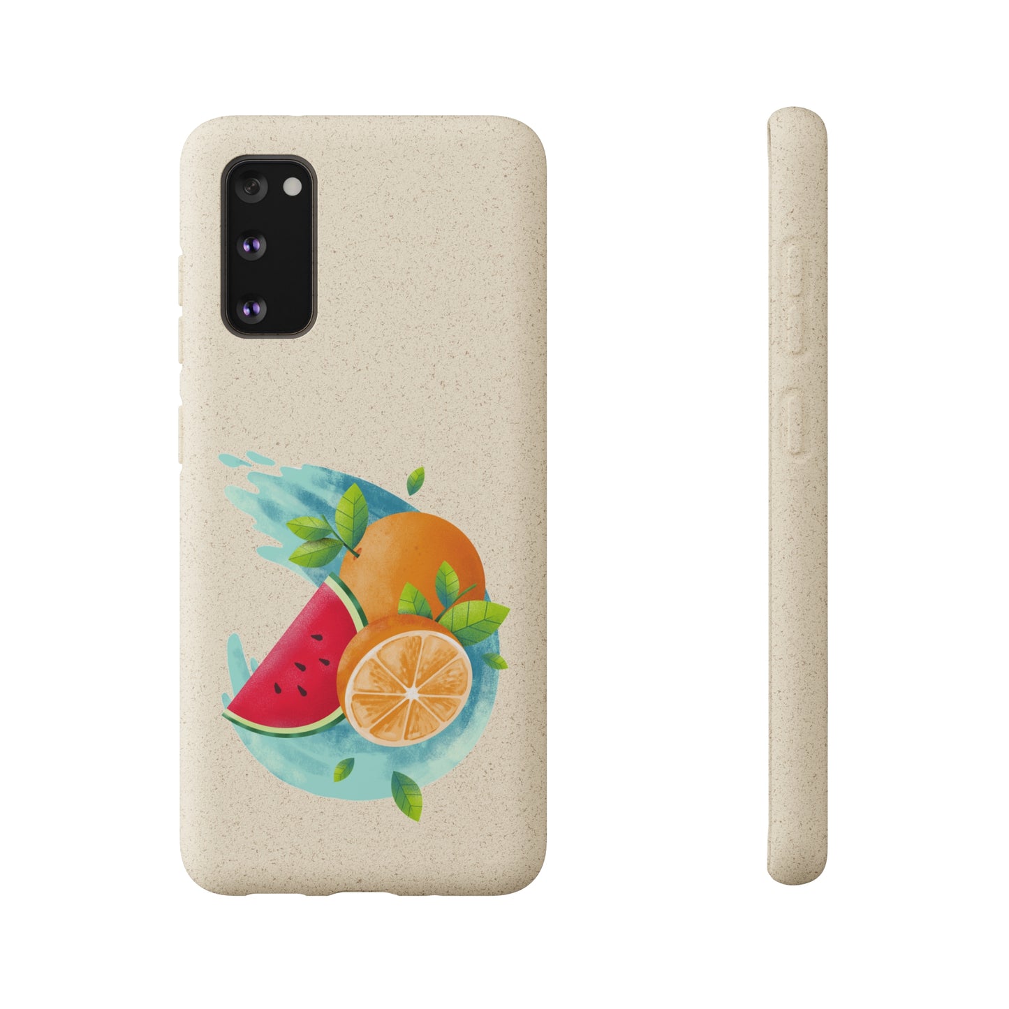 PoM's collection series "FRUITY LIFE" (PoM Edition #FL0006B) - Biodegradable Cases (plant polymer/bamboo fibres, selection: SAMSUNG models)