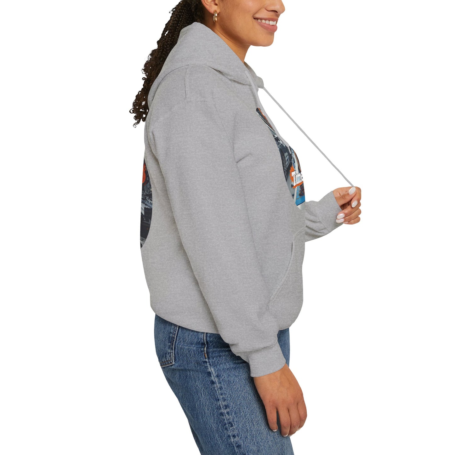 PoM's Mindfulness Collection ... TIME TO BREATH - Unisex Heavy Blend™ Hooded Sweatshirt (100% etically grown cotton, 8 sizes, up to 13 colors)