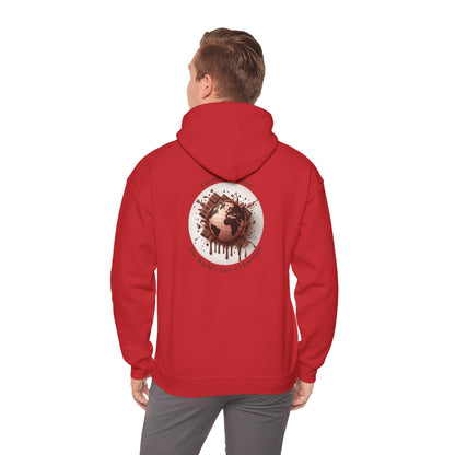 PoM's Fun & Joy for a Happy Life Collection ... COSMIC CREATION - Unisex Heavy Blend™ Hooded Sweatshirt (100% etchically grown cotton, 8 sizes, up to 13 colors)