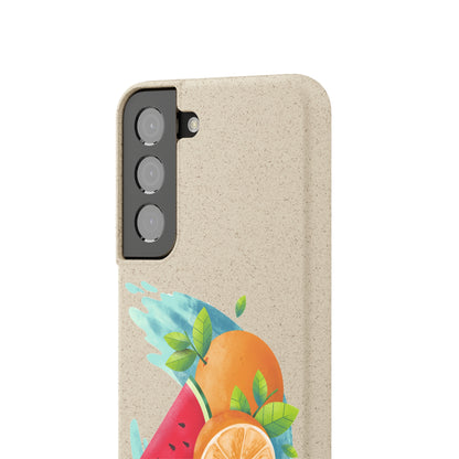 PoM's collection series "FRUITY LIFE" (PoM Edition #FL0006B) - Biodegradable Cases (plant polymer/bamboo fibres, selection: SAMSUNG models)