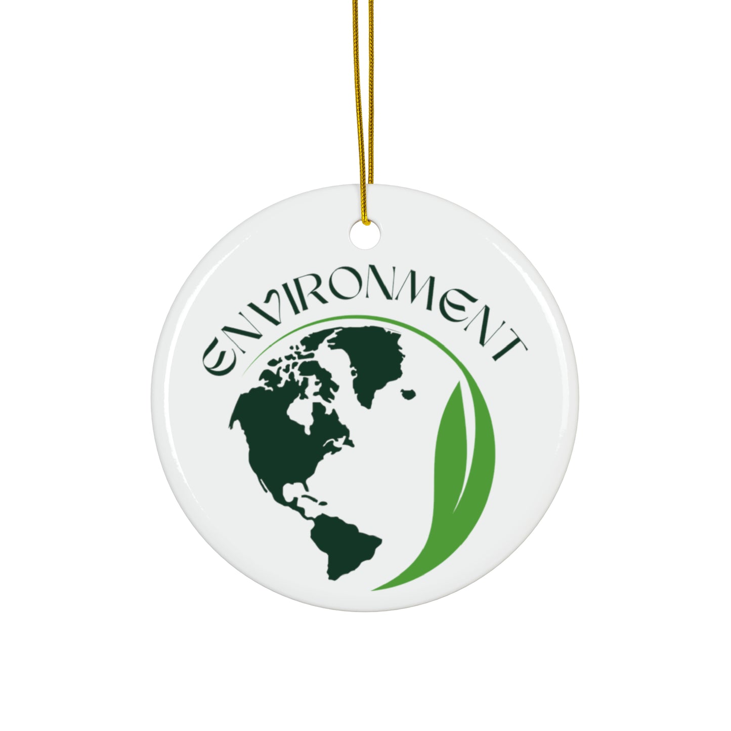 PoM's International EARTH Day series ... "ENVIRONMENT" ... Ceramic Ornaments (2 sided print, 2.5 mm thickness, 1pc or in bundles: 3pcs, 5pcs, 10pcs)