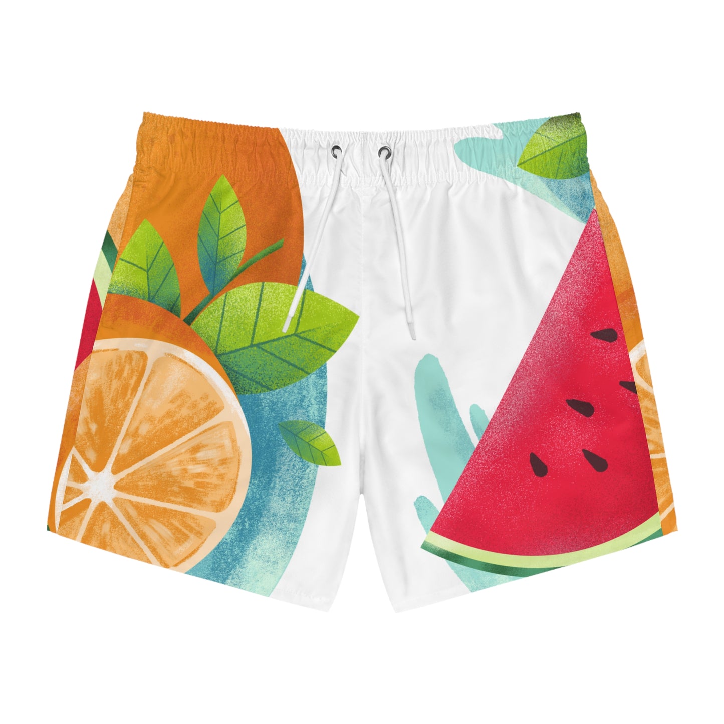 PoM's collection series "FRUITY LIFE" (PoM Edition #FL0009A) - Swim Trunks (AOP, light fabric, fast-drying)