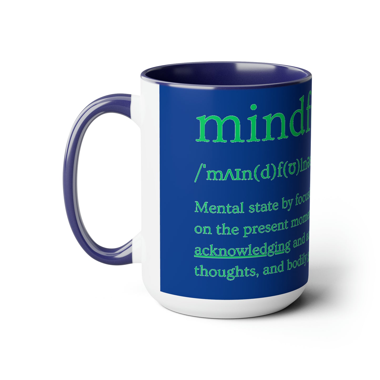 PoM's series of Mindfulness ... MFN definition ... Three-Tone Coffee Mugs (5 colours, 15oz / 0.44l, lead and BPA-free)