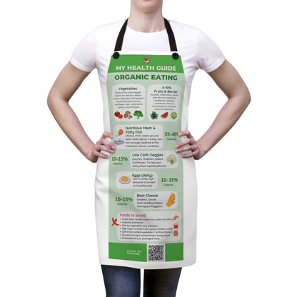 My Health Guide for Organic Eating - Apron (AOP)