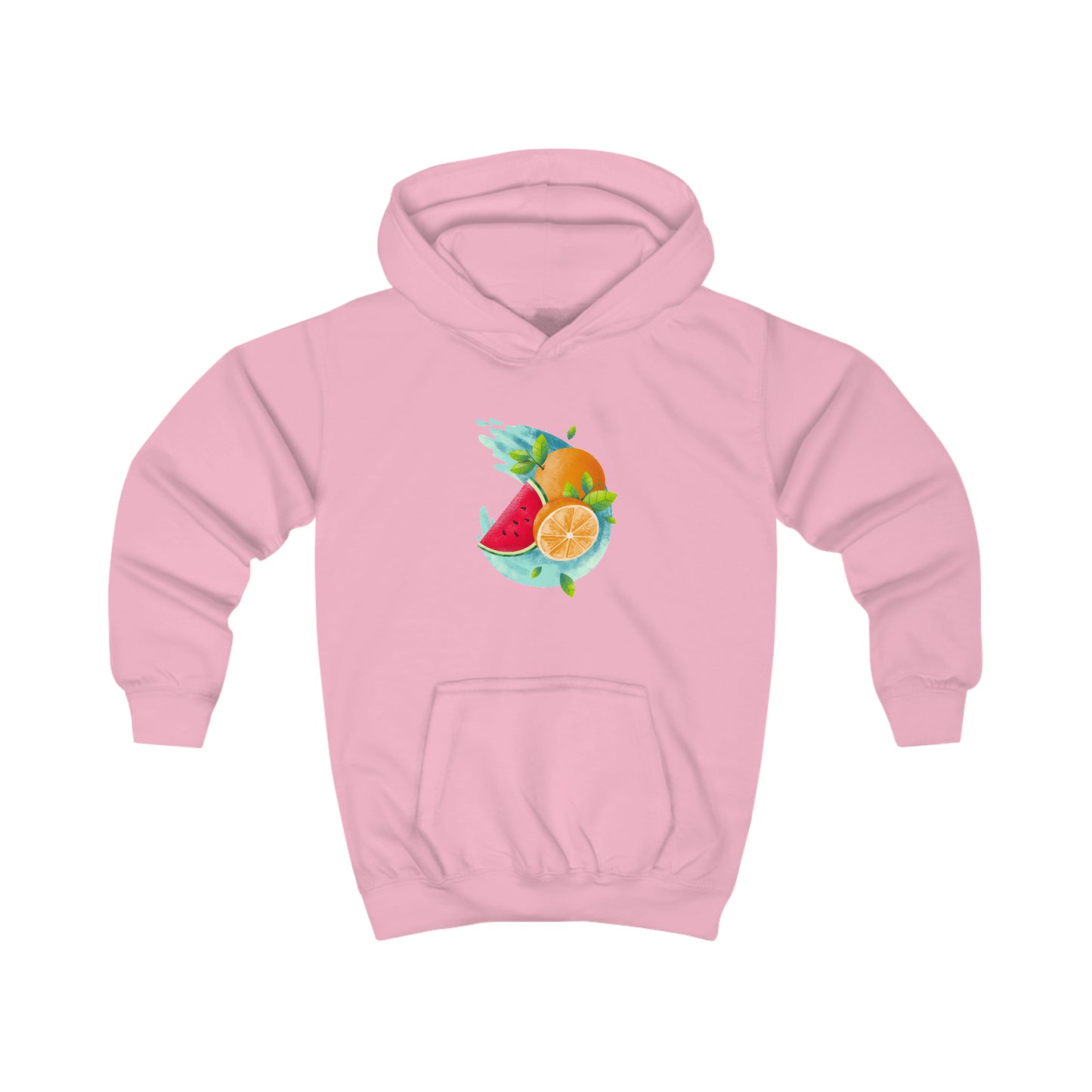 PoM's collection series "Fruity Lifes" ... Fruits ... Unisex Kids Hoodie (Soft Cotton, 6 sizes, 3 colors)