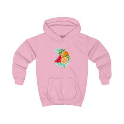 PoM's collection series "Fruity Lifes" ... Fruits ... Unisex Kids Hoodie (Soft Cotton, 6 sizes, 3 colors)