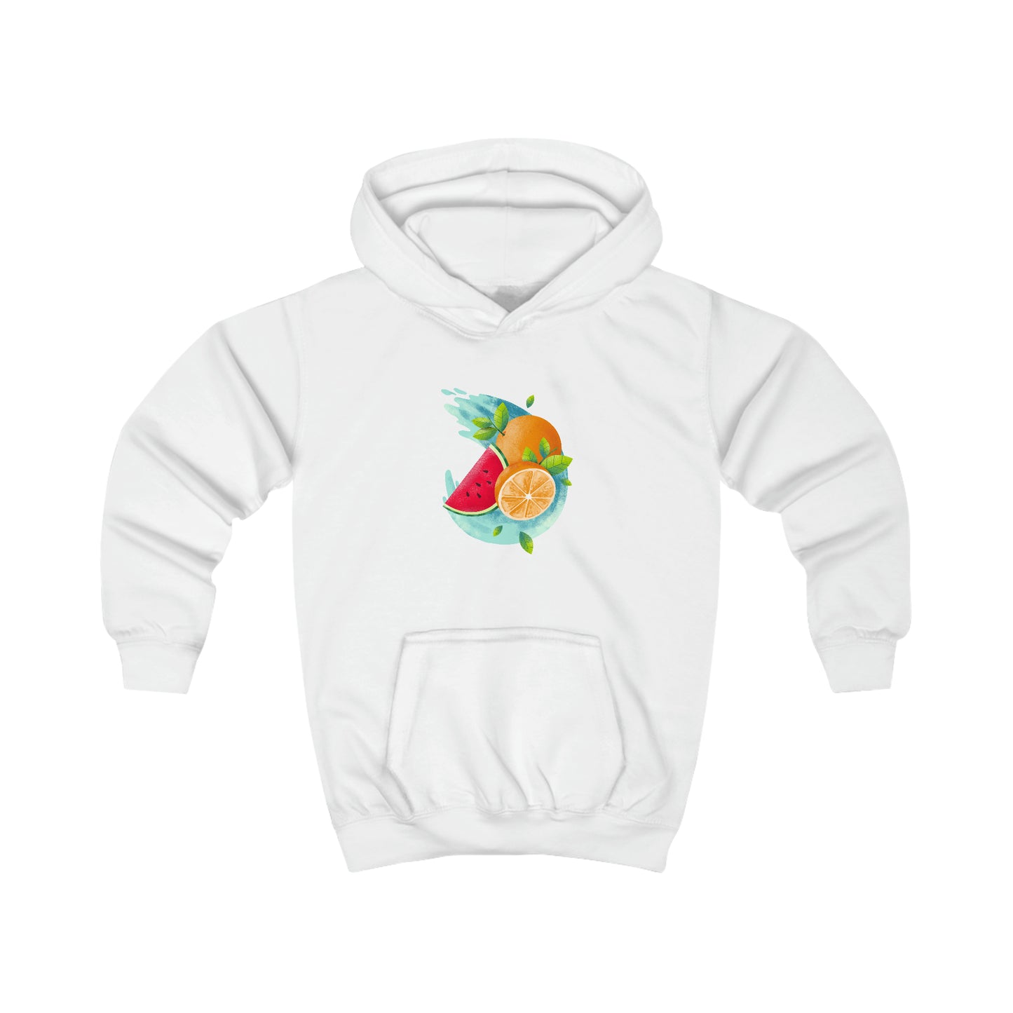 PoM's collection series "Fruity Lifes" ... Fruits ... Unisex Kids Hoodie (Soft Cotton, 6 sizes, 3 colors)