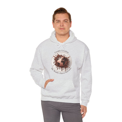 PoM's Fun & Joy for a Happy Life Collection ... COSMIC CREATION - Unisex Heavy Blend™ Hooded Sweatshirt (100% etchically grown cotton, 8 sizes, up to 13 colors)