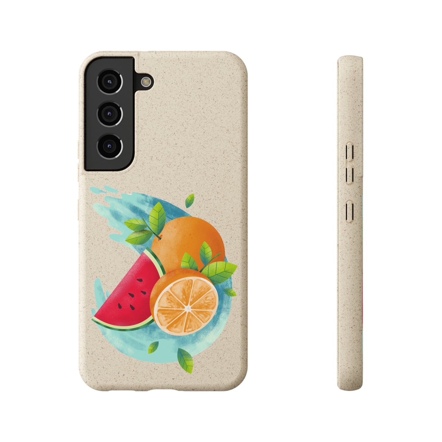 PoM's collection series "FRUITY LIFE" (PoM Edition #FL0006B) - Biodegradable Cases (plant polymer/bamboo fibres, selection: SAMSUNG models)