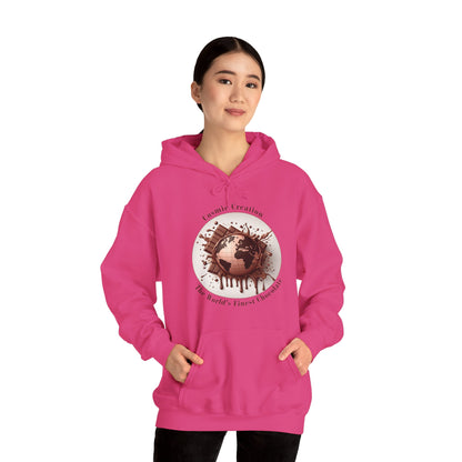 PoM's Fun & Joy for a Happy Life Collection ... COSMIC CREATION - Unisex Heavy Blend™ Hooded Sweatshirt (100% etchically grown cotton, 8 sizes, up to 13 colors)