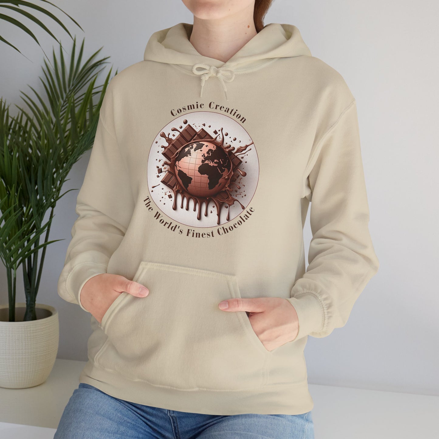 PoM's Fun & Joy for a Happy Life Collection ... COSMIC CREATION - Unisex Heavy Blend™ Hooded Sweatshirt (100% etchically grown cotton, 8 sizes, up to 13 colors)