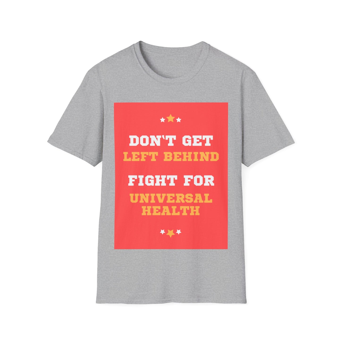 PoM's special series "International World HEALTH Day 2024 (7th April)" ... My Health, my right. - Unisex Softstyle T-Shirt (Print Front)