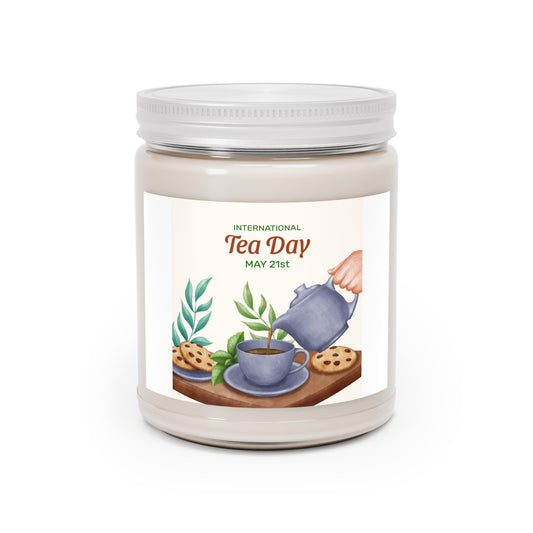 PoM's International TEA Day series ... scented Candles (3 different aromas: Vanilla Bean, Comfort Spice, Sea Breeze; 9oz)