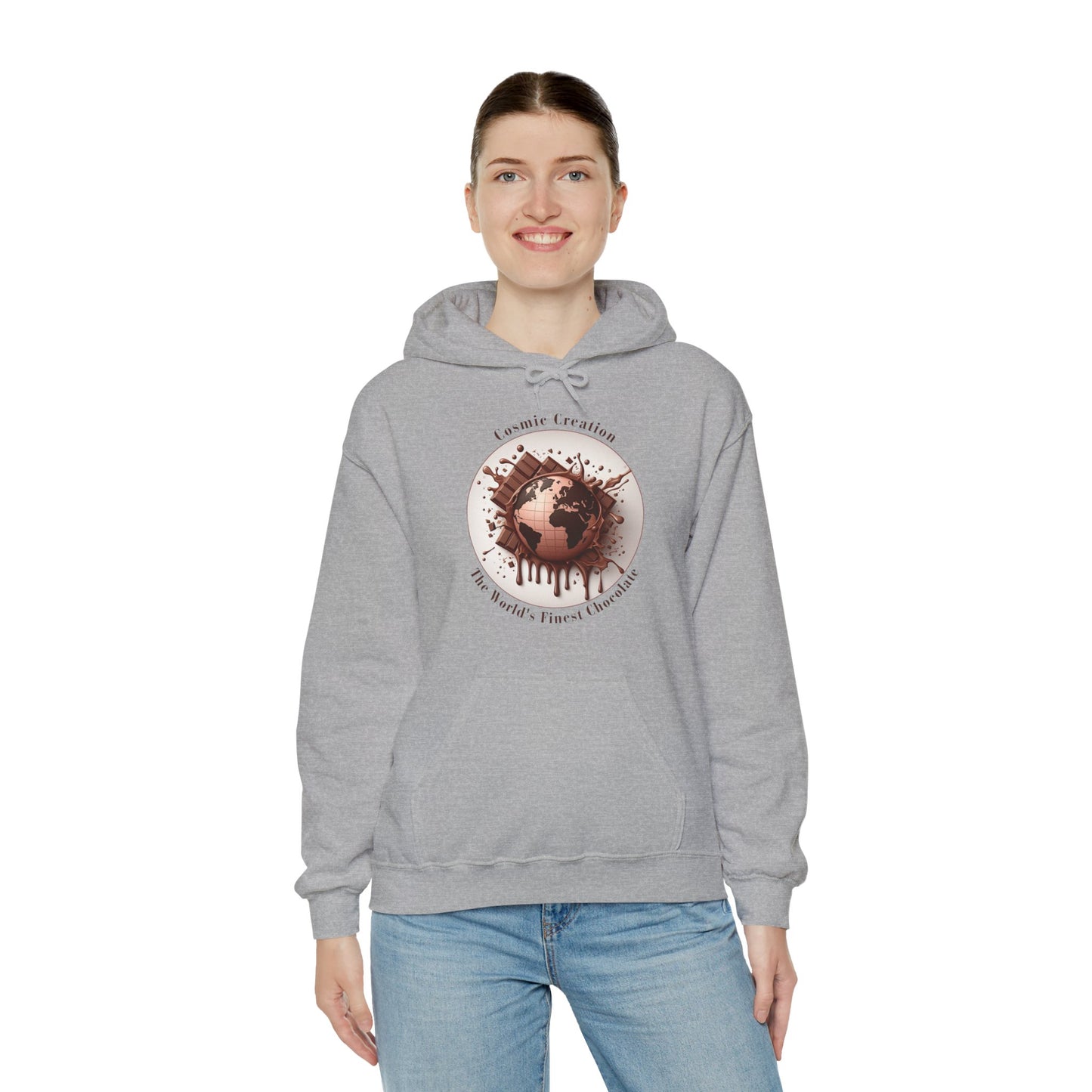 PoM's Fun & Joy for a Happy Life Collection ... COSMIC CREATION - Unisex Heavy Blend™ Hooded Sweatshirt (100% etchically grown cotton, 8 sizes, up to 13 colors)