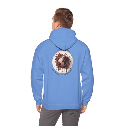 PoM's Fun & Joy for a Happy Life Collection ... COSMIC CREATION - Unisex Heavy Blend™ Hooded Sweatshirt (100% etchically grown cotton, 8 sizes, up to 13 colors)