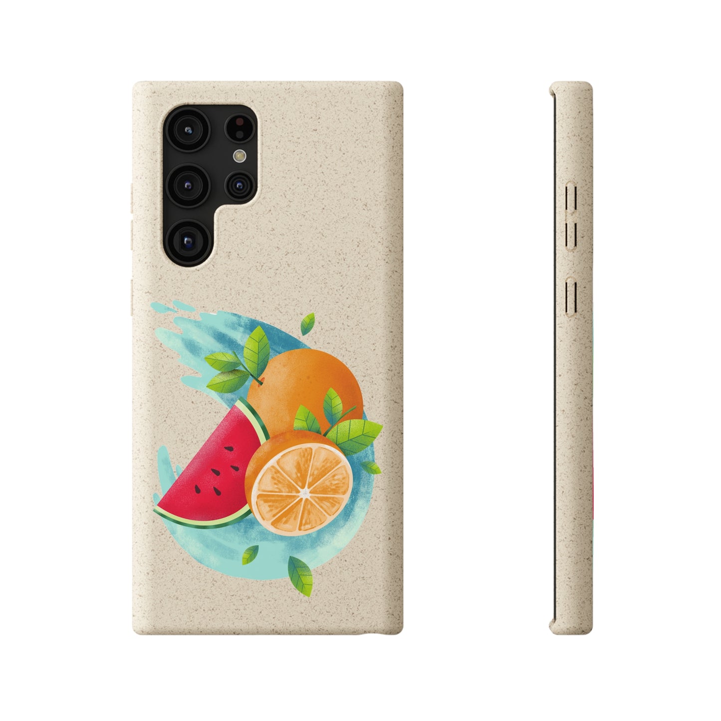 PoM's collection series "FRUITY LIFE" (PoM Edition #FL0006B) - Biodegradable Cases (plant polymer/bamboo fibres, selection: SAMSUNG models)