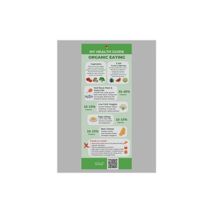 MY HEALTH GUIDE for ORGANIC EATING - Unframed Print (matte or glossy)