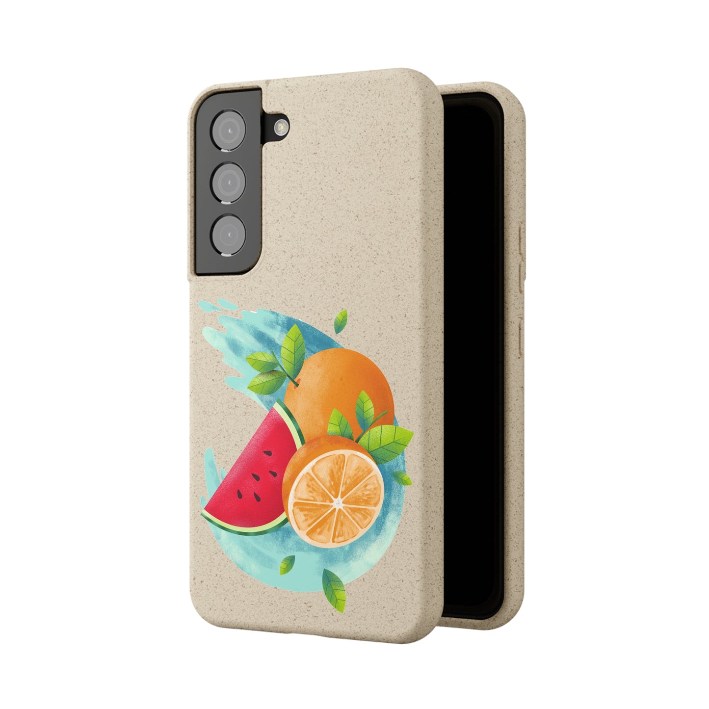 PoM's collection series "FRUITY LIFE" (PoM Edition #FL0006B) - Biodegradable Cases (plant polymer/bamboo fibres, selection: SAMSUNG models)