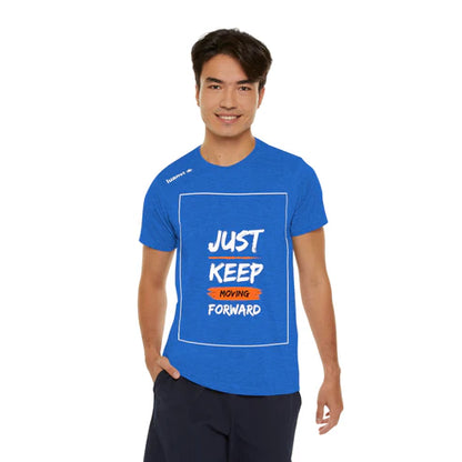 PoM's Self Motivation Bundle (#MSM-B06009A): JUST KEEP MOVING ... Sports T-shirt, Top Tank, Ceramic Mug (black), Tumbler, Poster, Digital Download (Motivation Video)