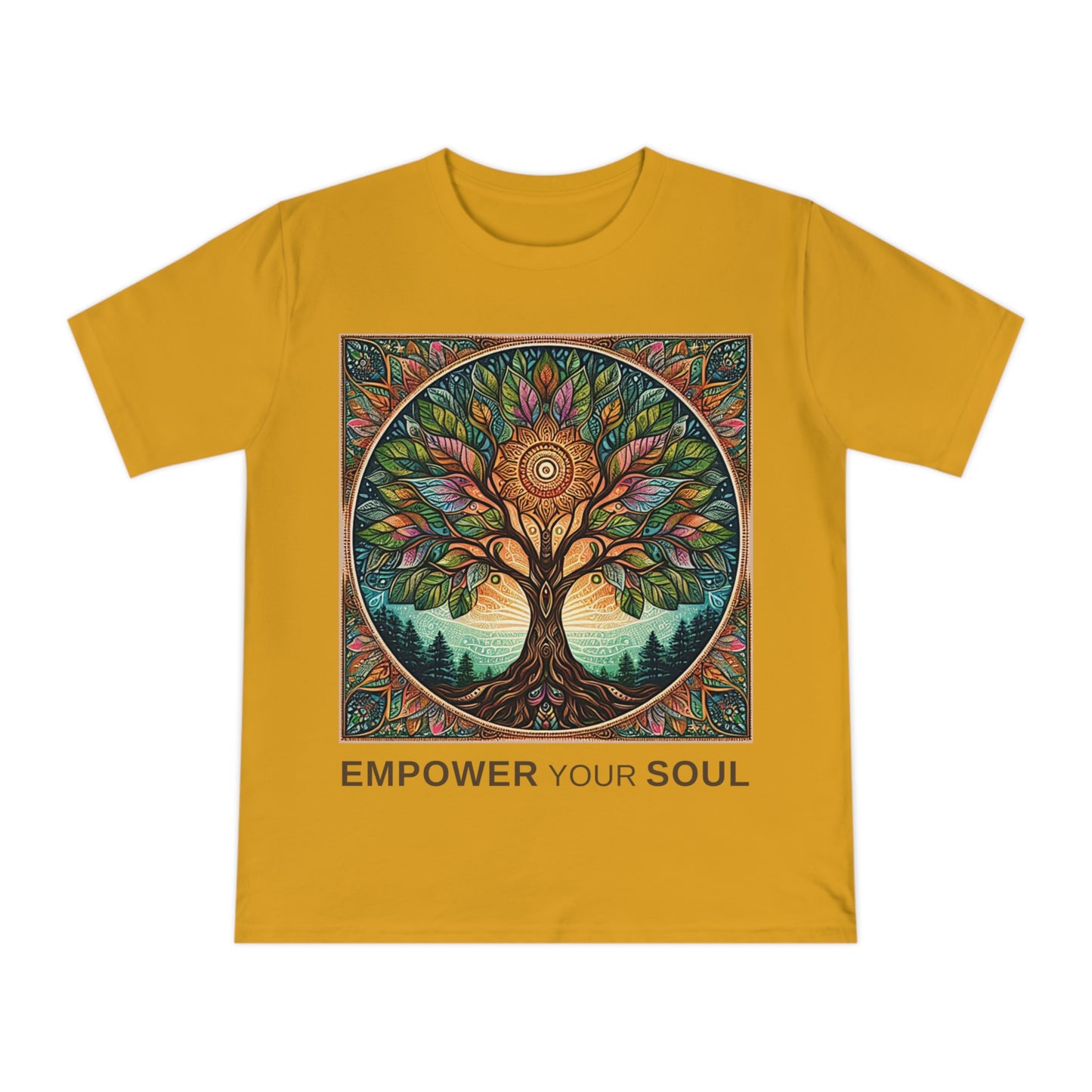 PoM's Empowerment collection ... Empower Your Soul ... Unisex Classic Jersey T-shirt (100% organic cotton, PETA certified, light fabric, 7 sizes, up to 12 colours)