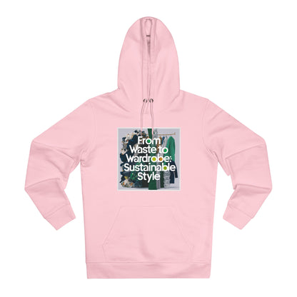 PoM's series "World Environment Day" ... Unisex Cruiser Hoodie (organic cotton + recycled plastic, 10 sizes, up to 12 colours)