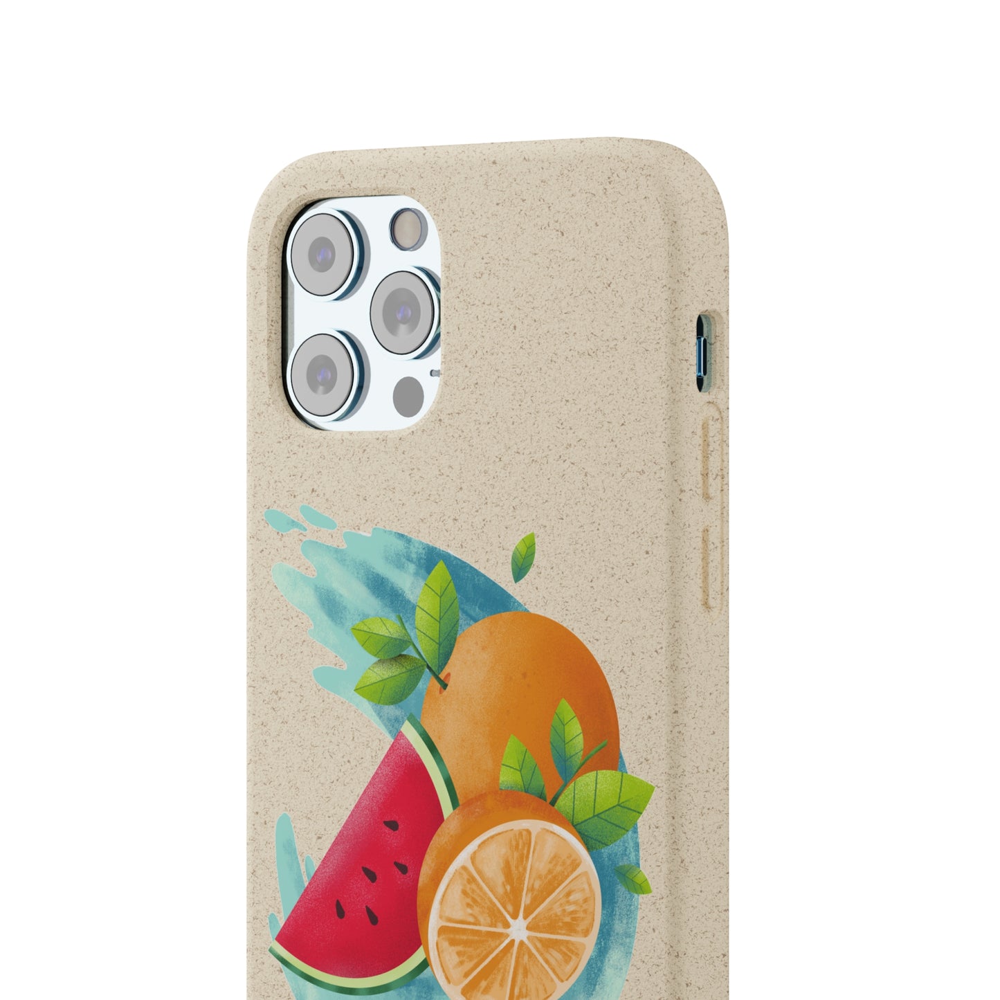 PoM's collection series "FRUITY LIFE" (PoM Edition #FL0006A) - Biodegradable Cases (plant plyomers/bamboo fibres, selection: iPhone models)