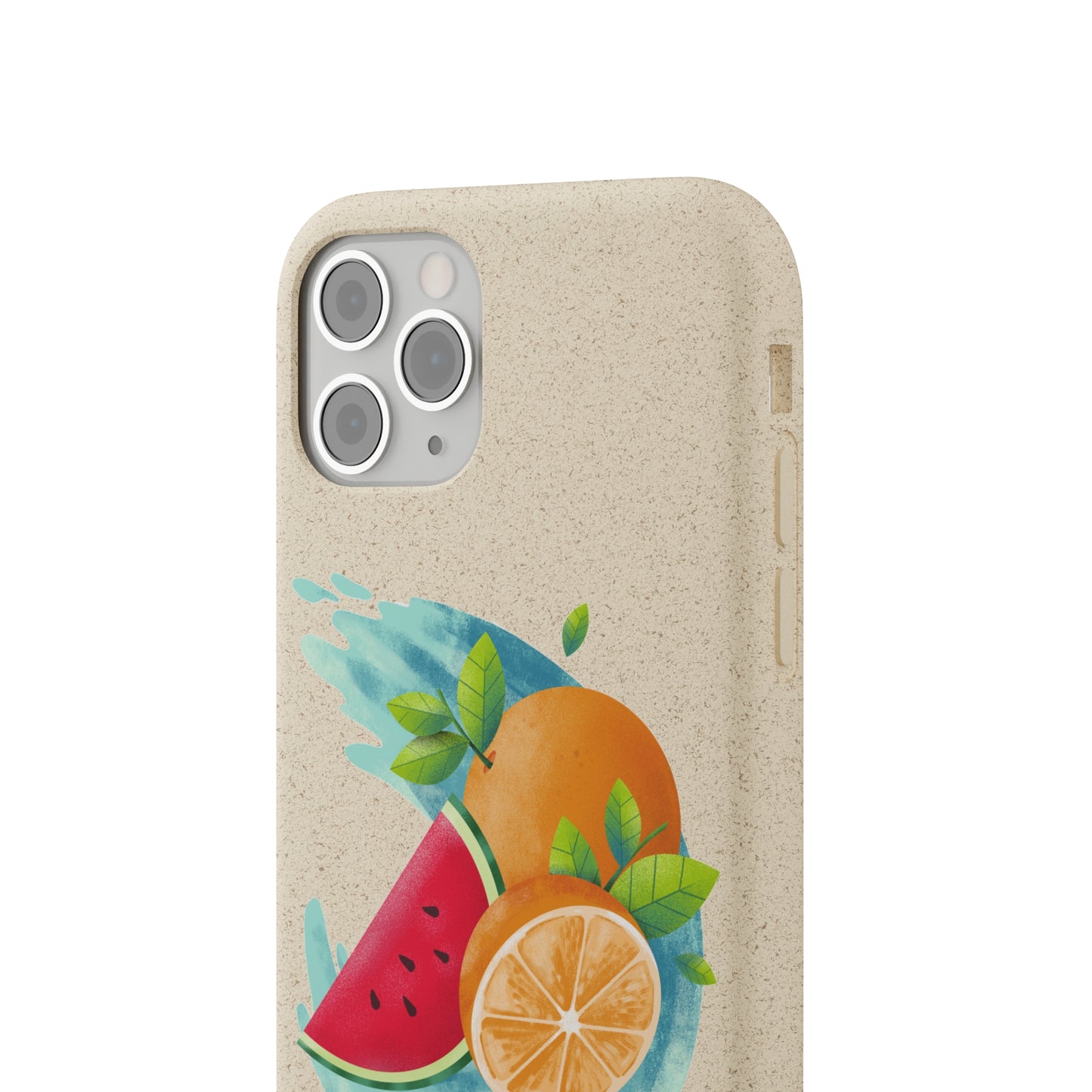 PoM's collection series "FRUITY LIFE" (PoM Edition #FL0006A) - Biodegradable Cases (plant plyomers/bamboo fibres, selection: iPhone models)