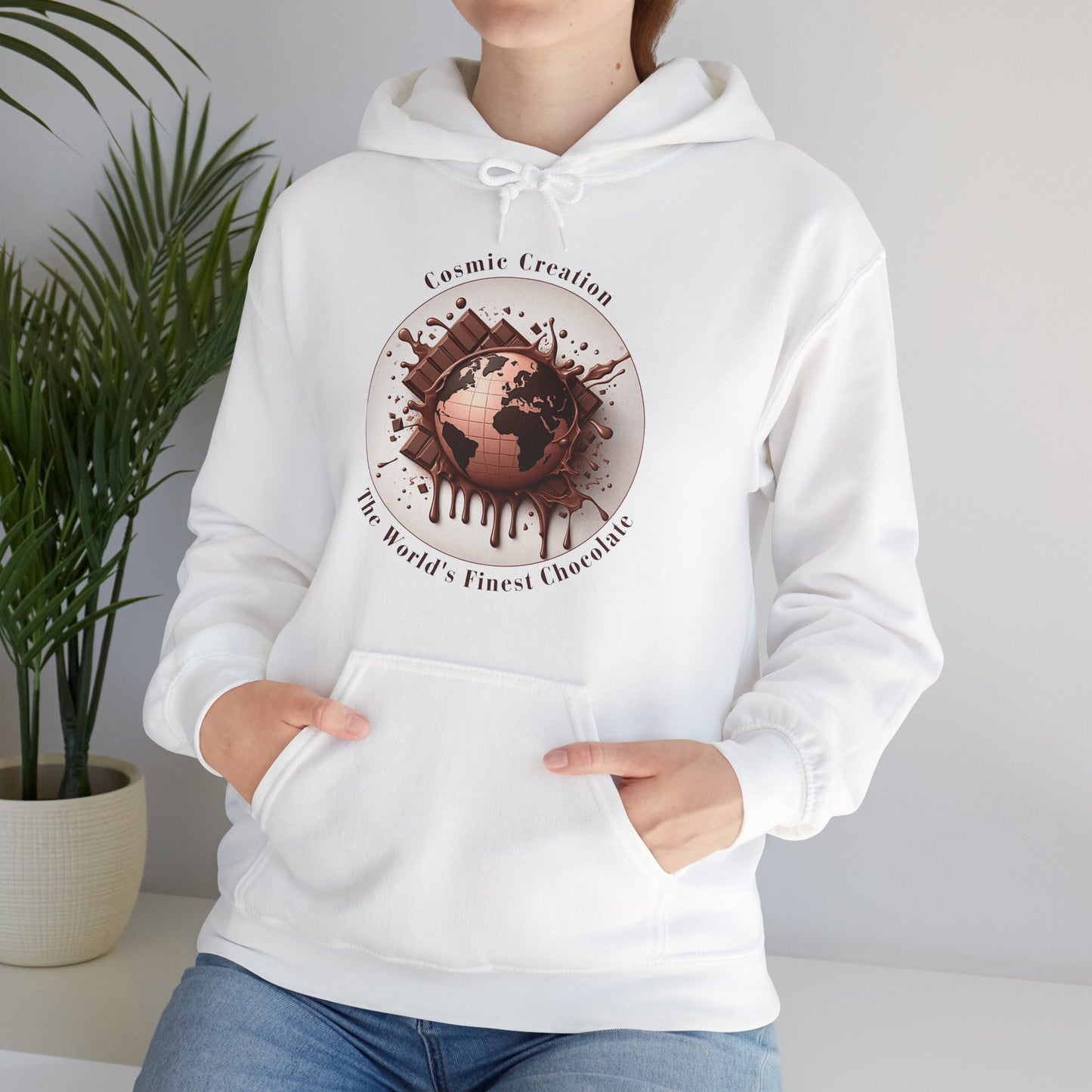 PoM's Fun & Joy for a Happy Life Collection ... COSMIC CREATION - Unisex Heavy Blend™ Hooded Sweatshirt (100% etchically grown cotton, 8 sizes, up to 13 colors)